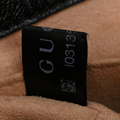 Gucci Monogram Matelasse Diagonal Mini GG Marmont Shoulder Bag Beige Black 8 of 13