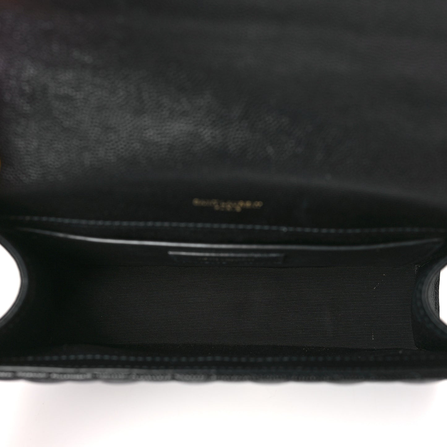 Grain De Poudre Textured Mixed Matelasse Triquilt Medium Monogram Satchel Black