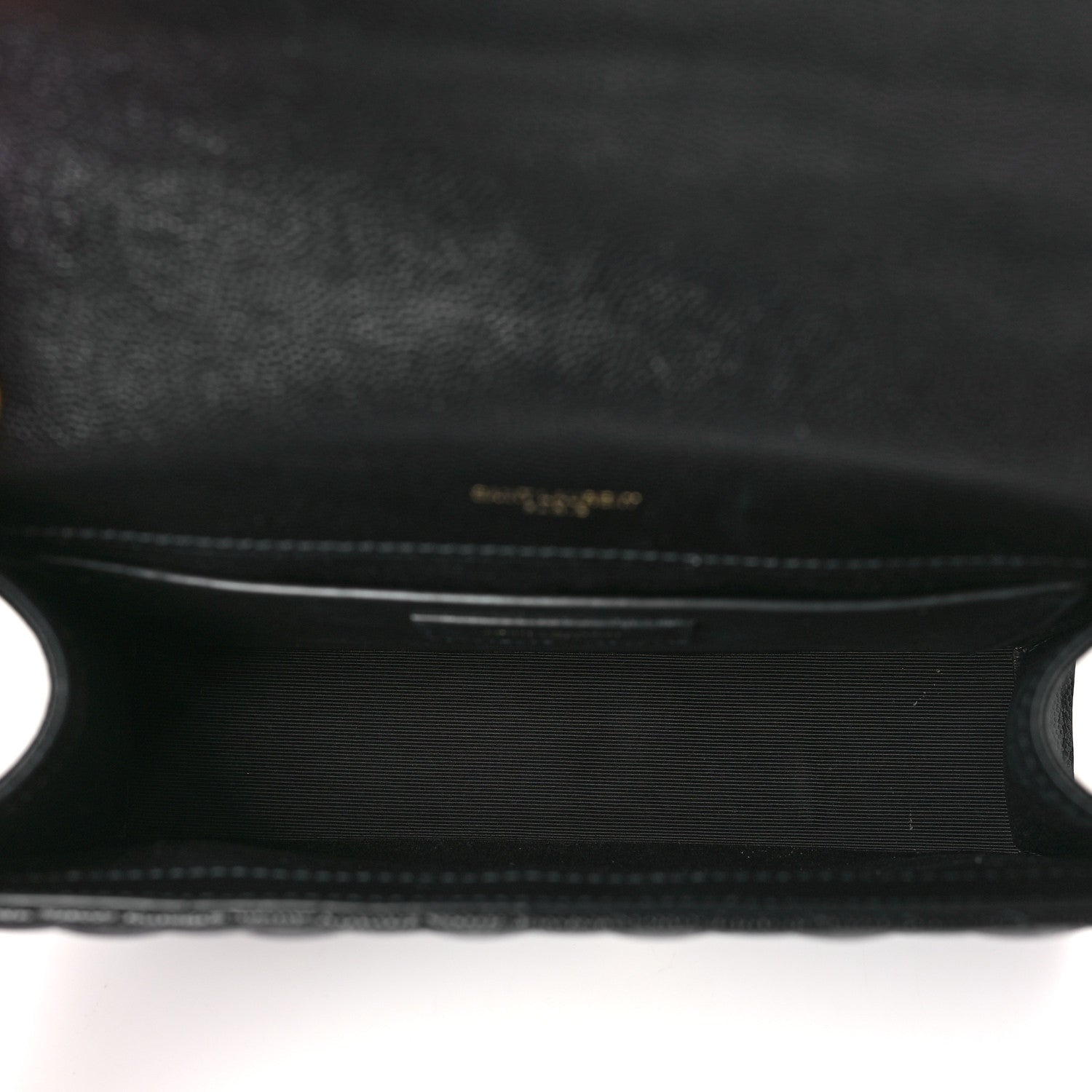 Saint Laurent Grain De Poudre Textured Mixed Matelasse Triquilt Medium Monogram Satchel Black 5 of 8