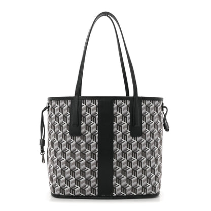 MCM Visetos Small Liz Reversible Shopper Tote Black 3 of 15