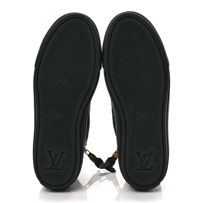 Louis Vuitton Suede Monogram Stellar Sneaker Boots 35 Black 6 of 9