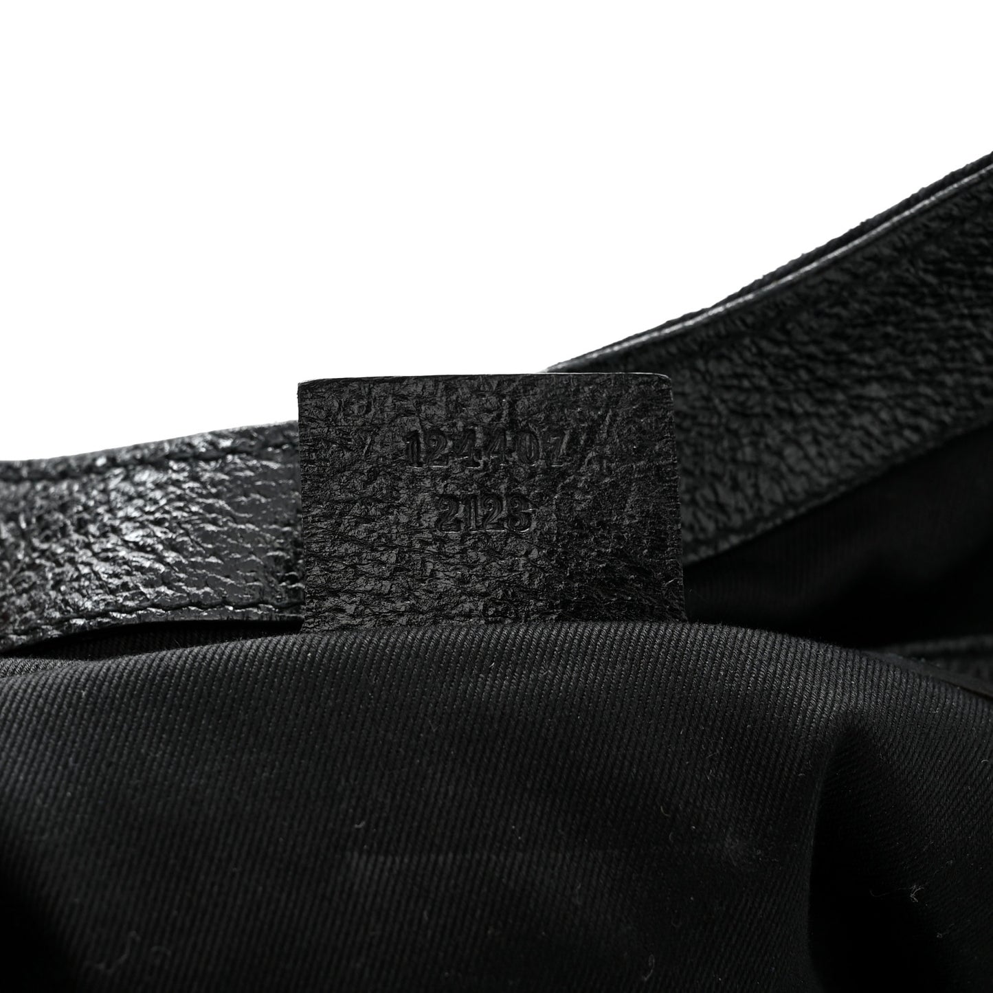 Monogram Calfskin Large Bardot Tote Black