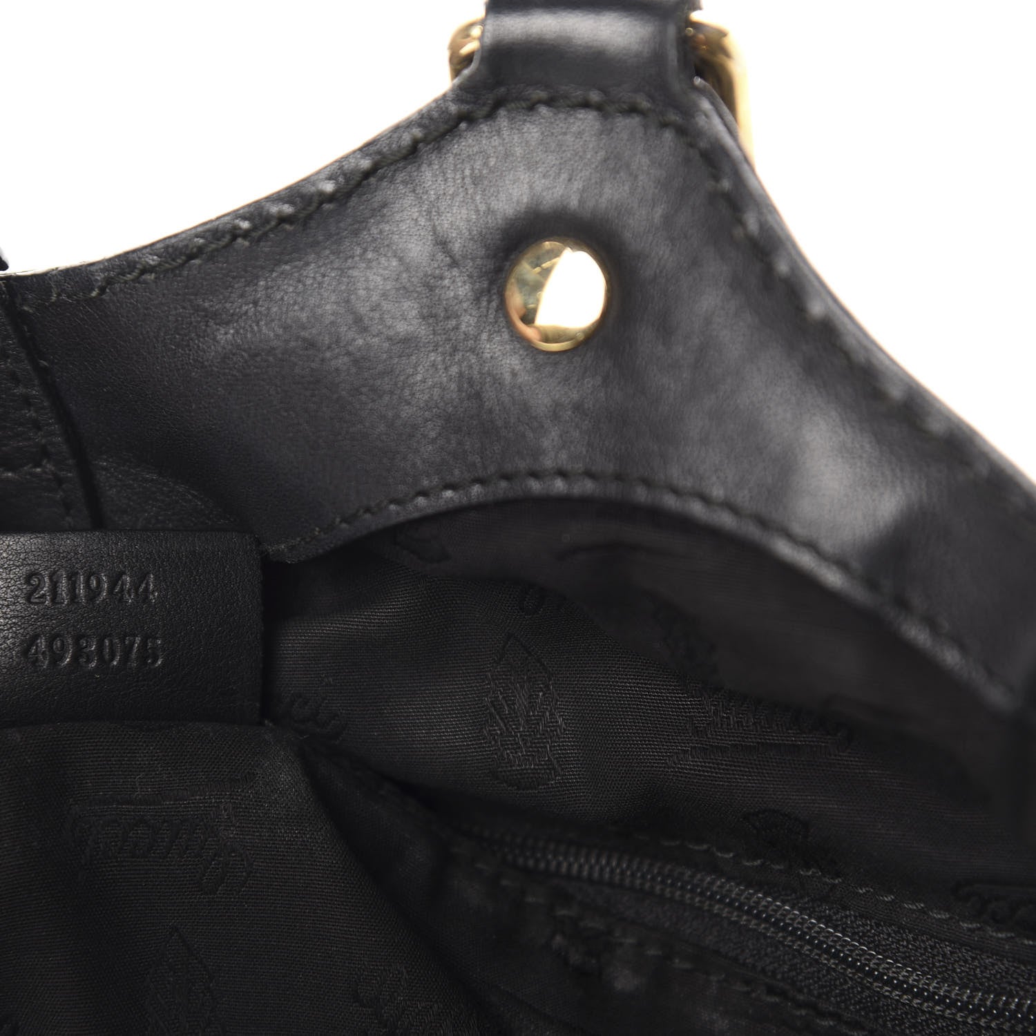 Gucci Guccissima Medium Sukey Tote Black 12 of 14