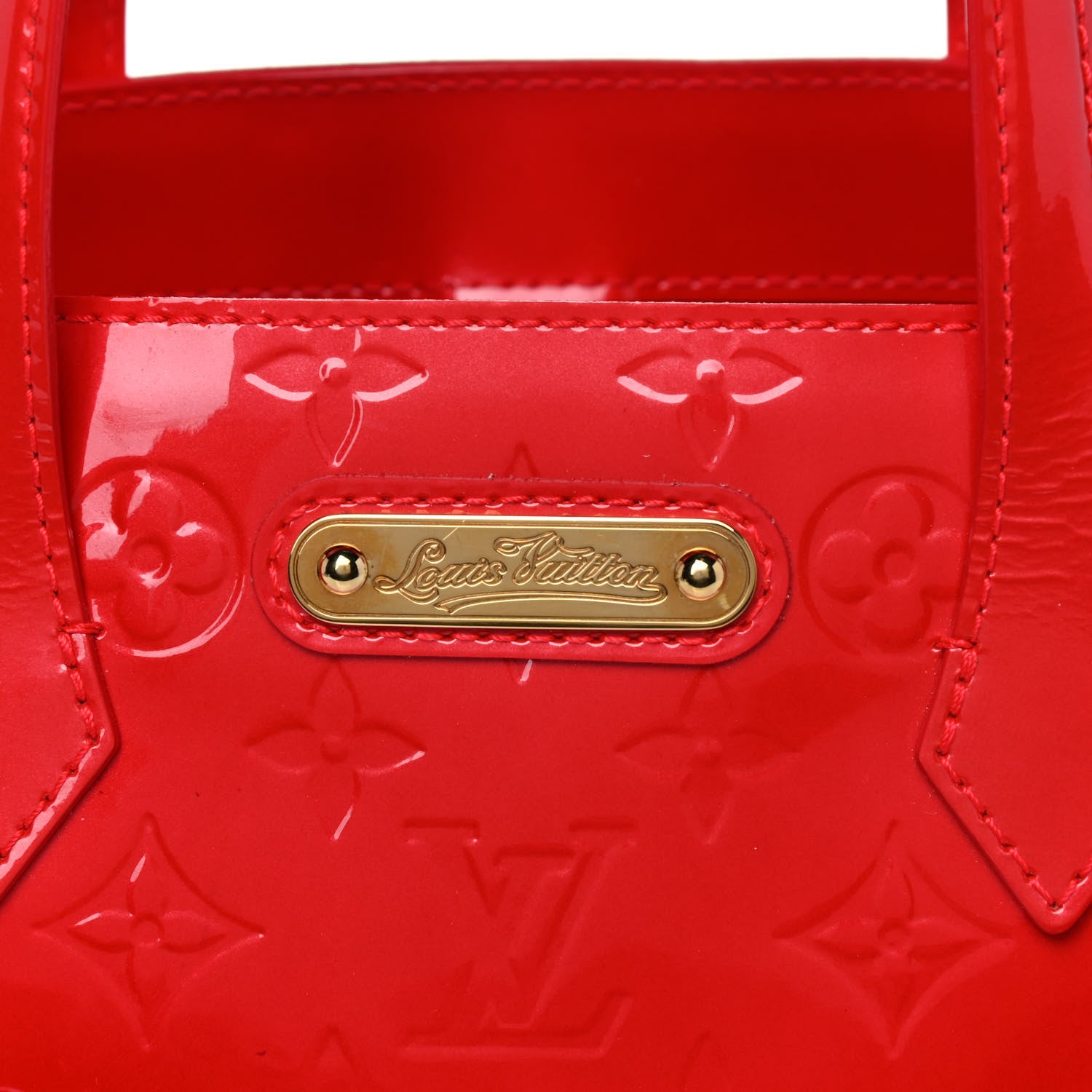 Louis Vuitton Vernis Wilshire PM Rouge 6 of 12