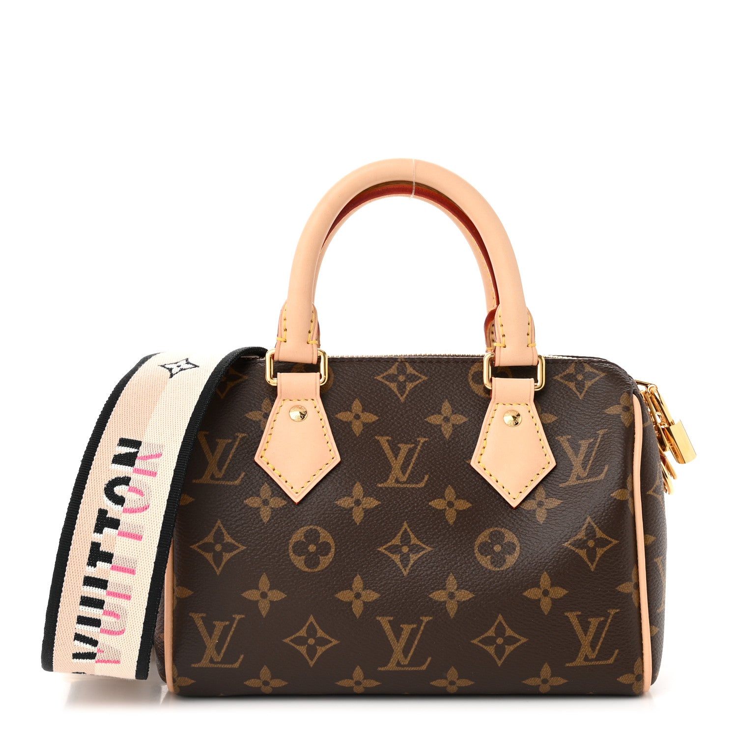 Louis Vuitton Monogram Speedy Bandouliere 20 Black 1 of 9