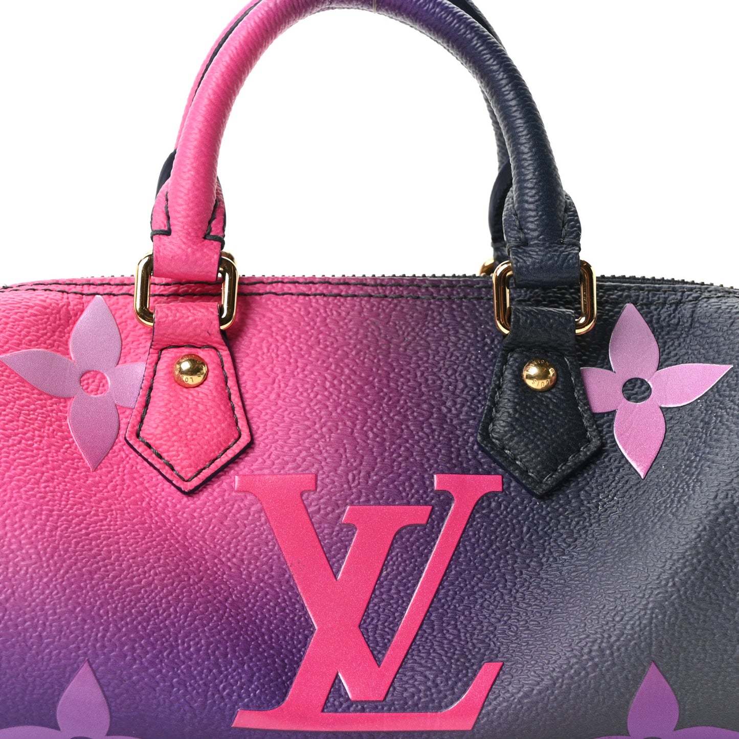 Monogram Giant Spring In The City Papillon BB Midnight Fuchsia