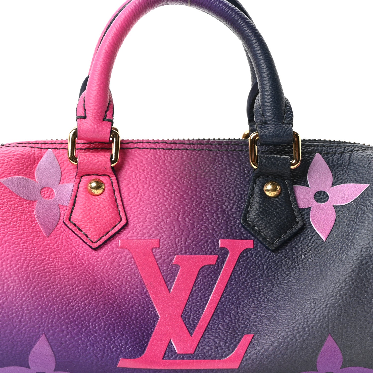 Louis Vuitton Monogram Giant Spring In The City Papillon BB Midnight Fuchsia 7 of 9