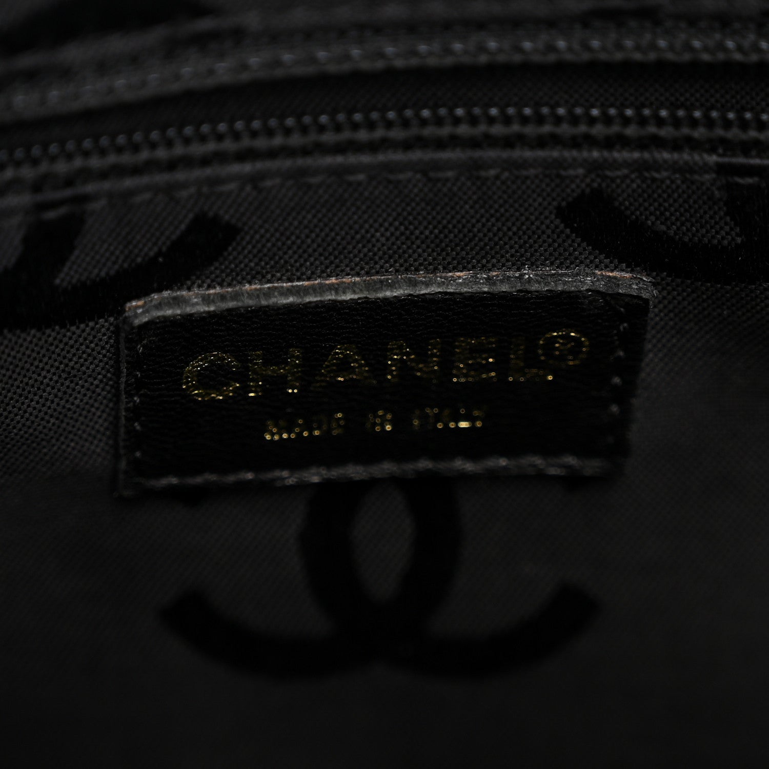 Chanel Calfskin Wild Stitch Vertical Top Handle Bag Black 7 of 16