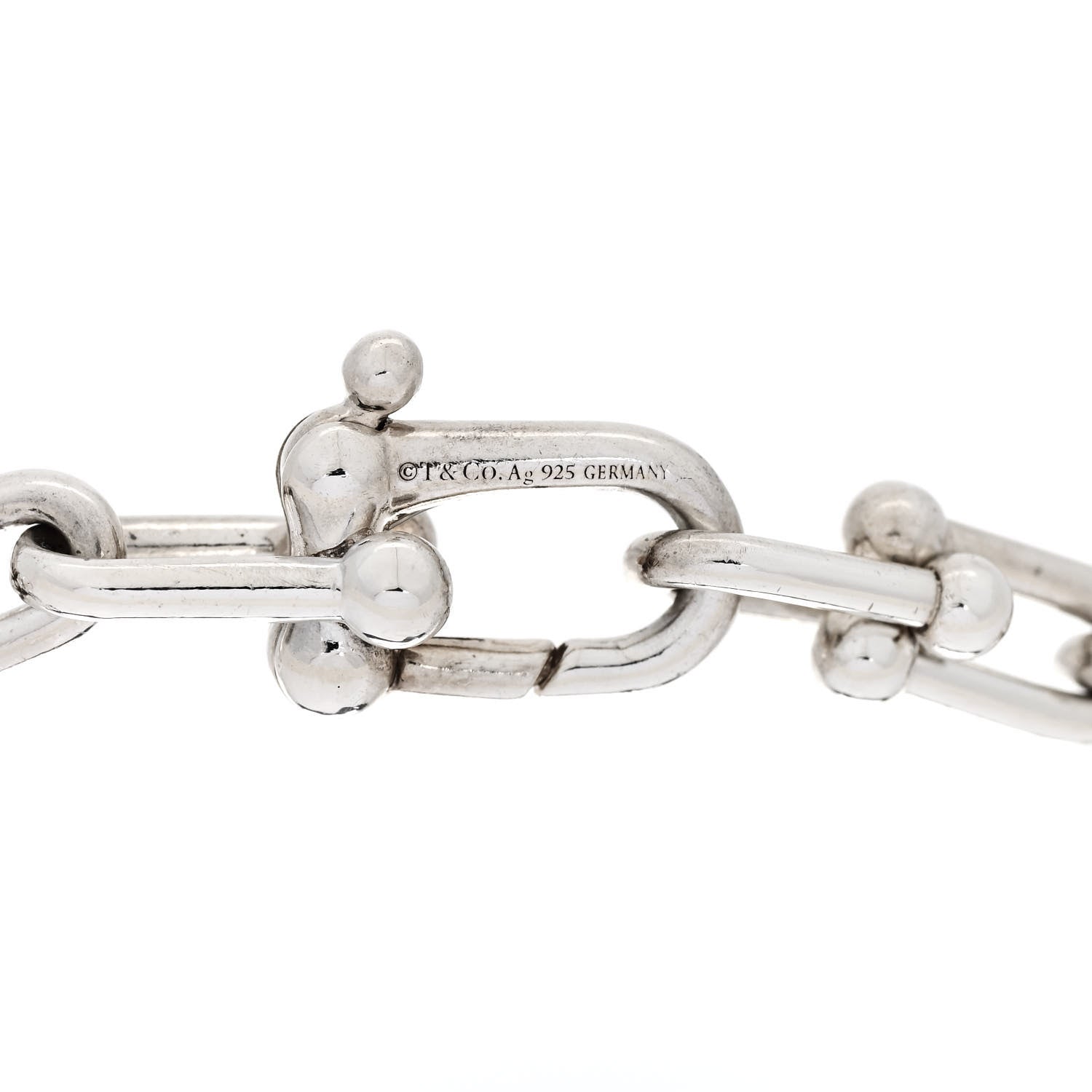 Tiffany Sterling Silver Small HardWear Link Bracelet 3 of 4