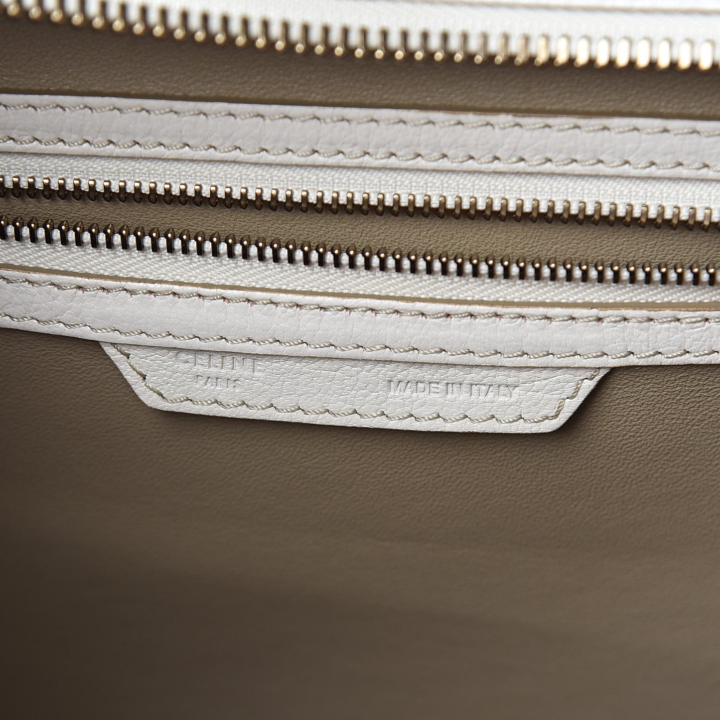 Goatskin Mini Luggage White