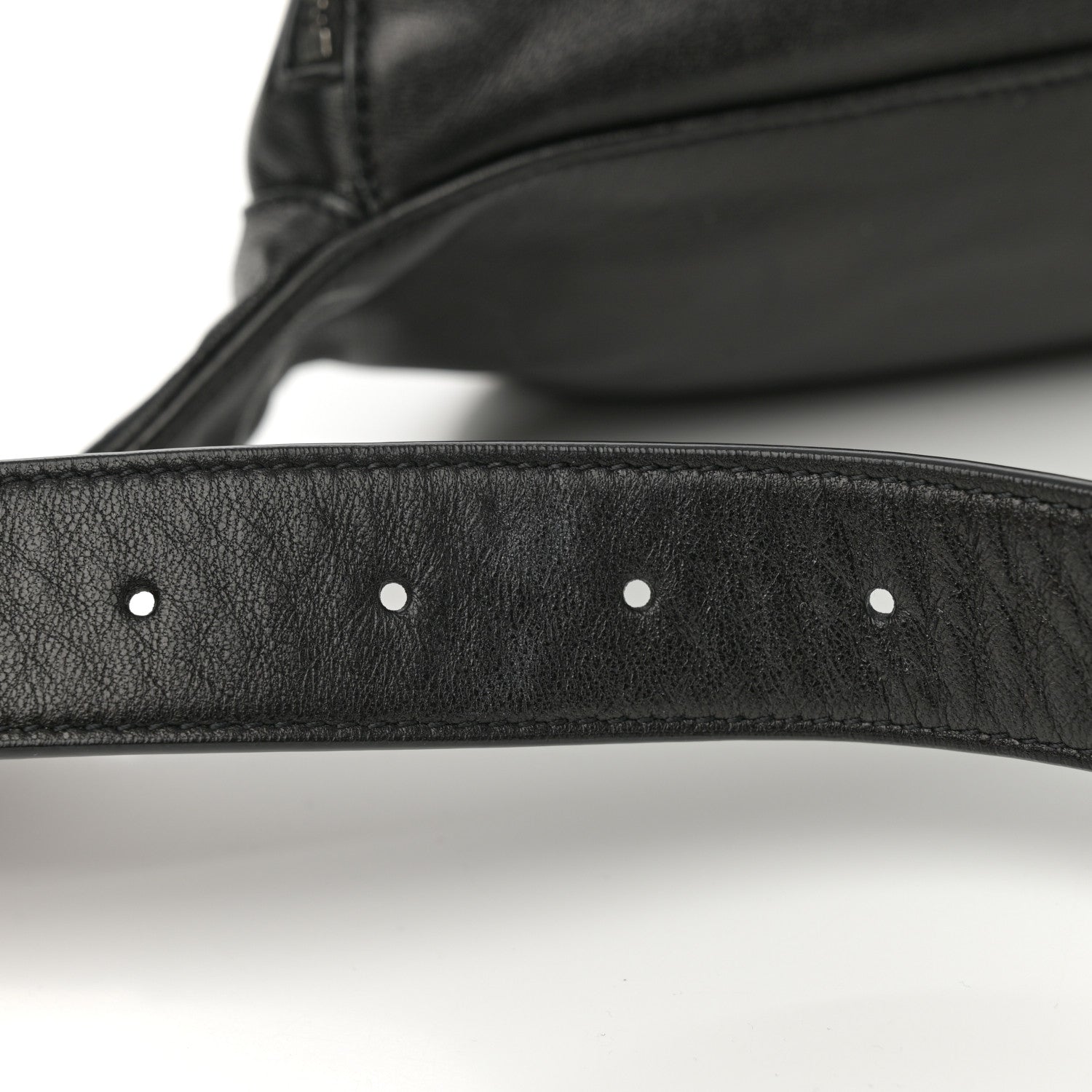 Saint Laurent Calfskin Monogram Belt Bag Black 16 of 18