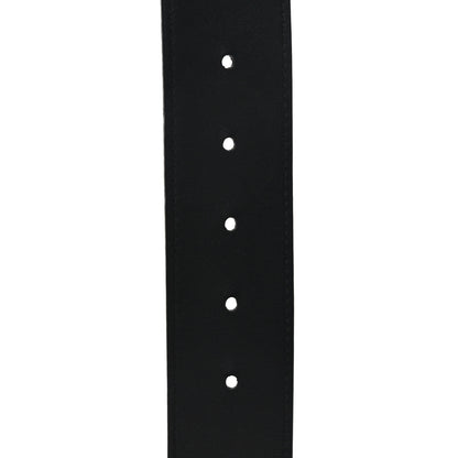 Gucci Moon Calfskin Pearl Double G 40mm Belt 85 34 Black Cream 4 of 6