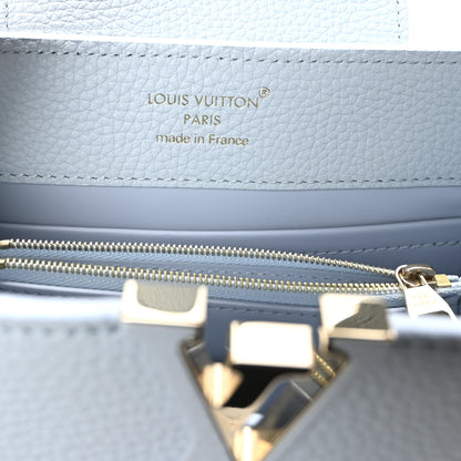 Louis Vuitton Taurillon Capucines BB Olympe Blue 6 of 10