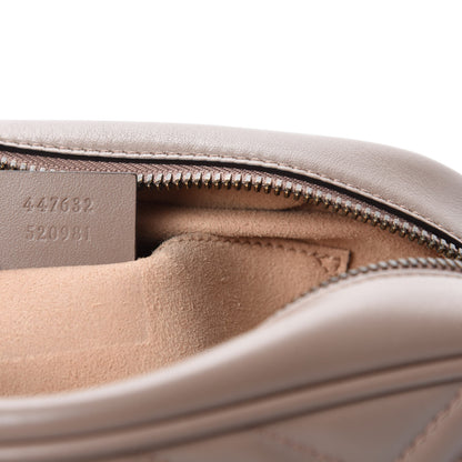 Gucci Calfskin Matelasse Small GG Marmont Chain Shoulder Bag Porcelain Rose 11 of 13