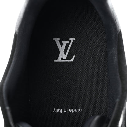 Louis Vuitton Calfskin Monogram Eclipse Mens LV Trainer Sneakers 8.5 Black 7 of 9