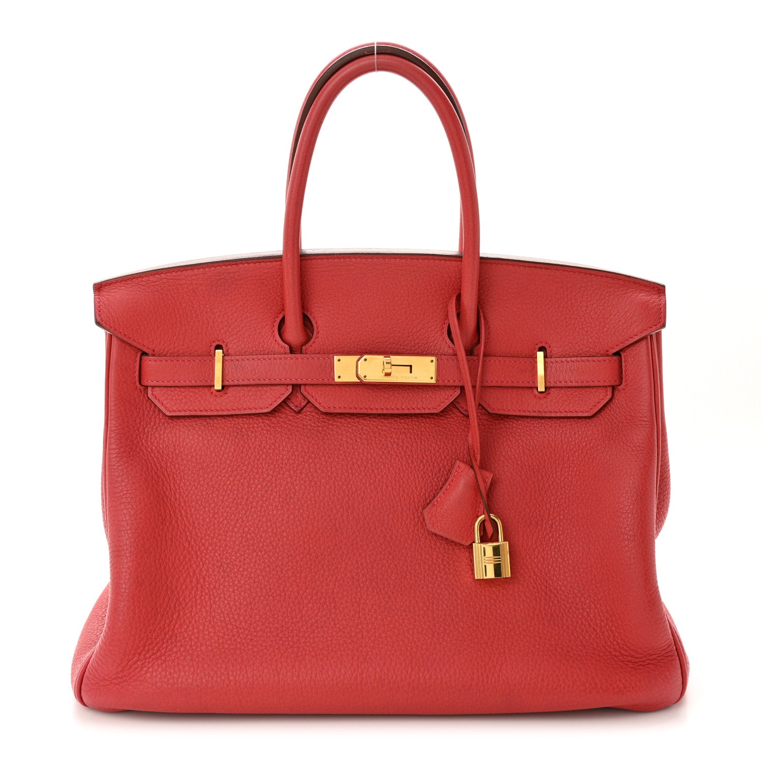 Hermes Taurillon Clemence Birkin 35 Bougainvillea 1 of 14
