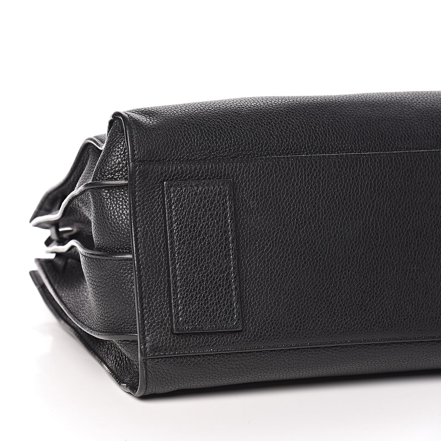 Grained Calfskin Small Supple Sac De Jour Black