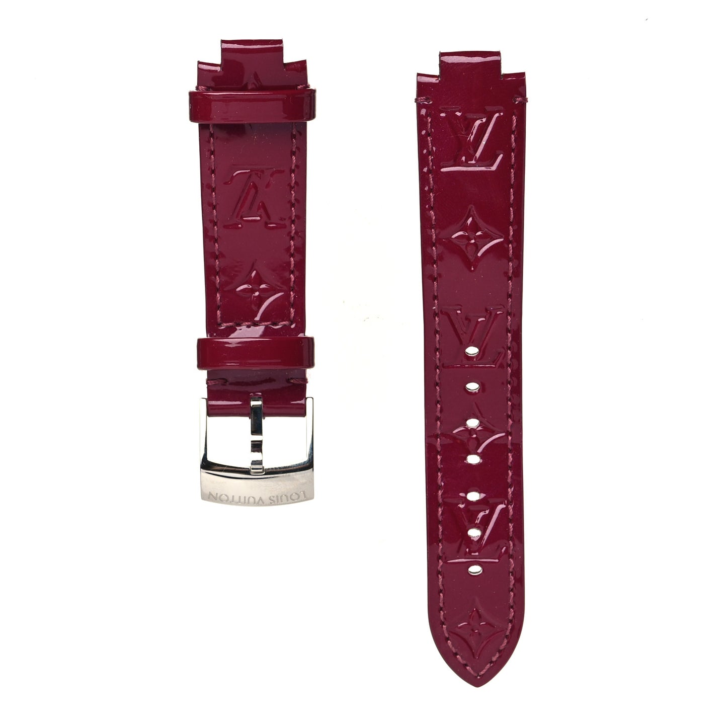 Vernis Tambour Watch Strap Magenta