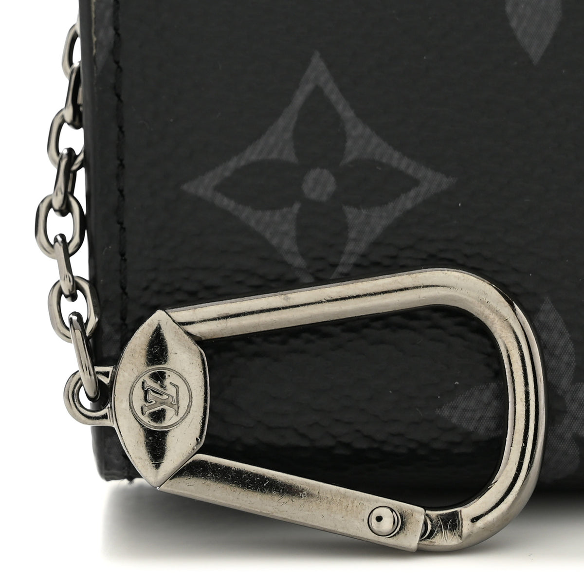 Louis Vuitton Monogram Eclipse Key Pouch Voyage 9 of 9
