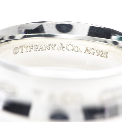 Tiffany Sterling Silver 1837 Band Ring 60 9 4 of 4