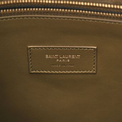 Saint Laurent Suede Large Le 5 A 7 Soft Hobo New Barley 6 of 10