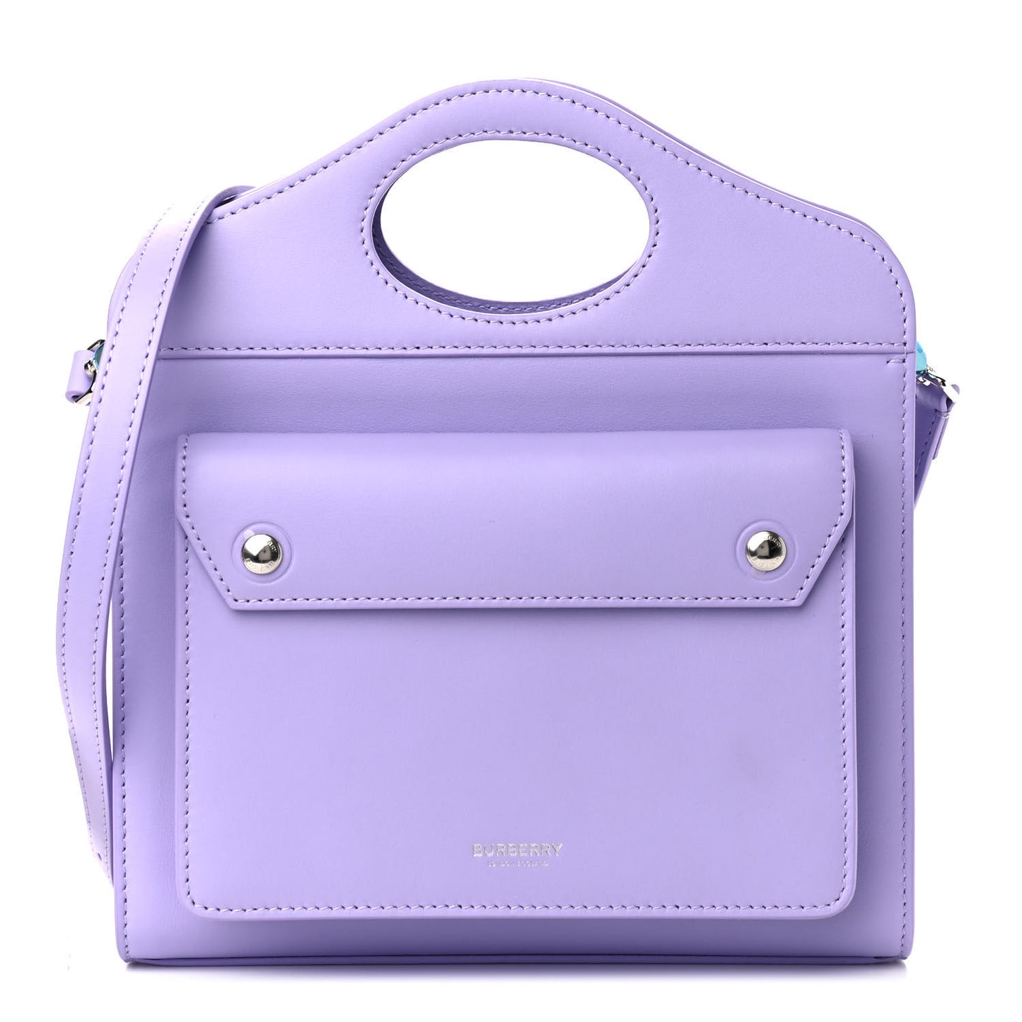 Smooth Calfskin Mini Pocket Bag Soft Violet