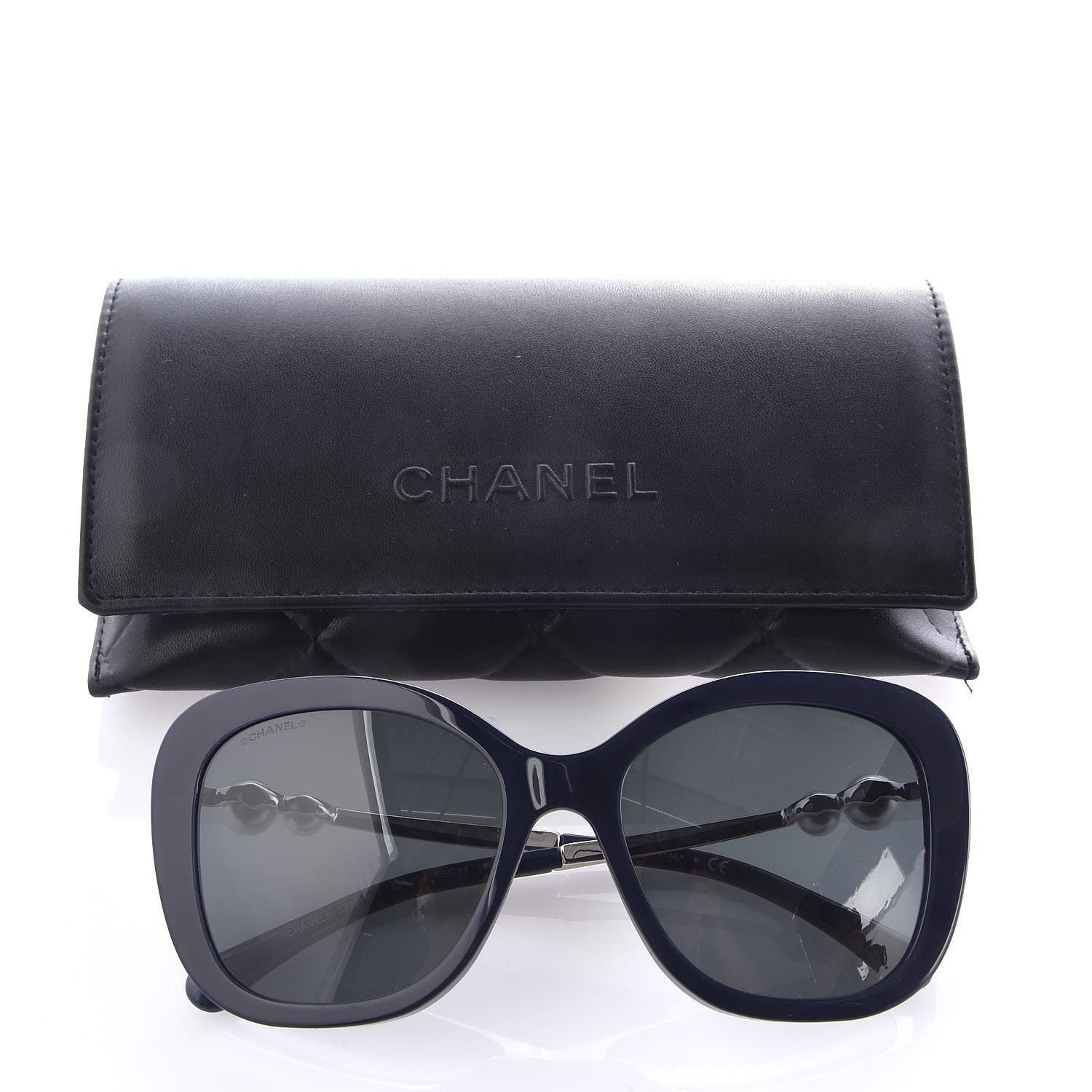 Chanel Pearl Sunglasses 5339-H Navy 8 of 8