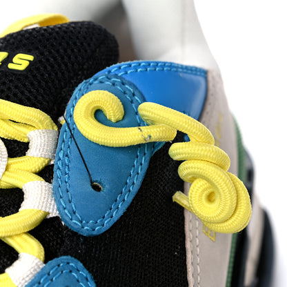 Balenciaga Fabric Mesh Nappa Mens Triple S Sneakers 43 Bleu White Vert Jaune 8 of 17