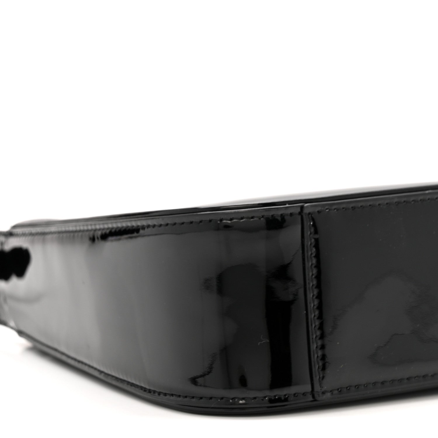 Saint Laurent Patent Le 5 A 7 Hobo Black 9 of 15