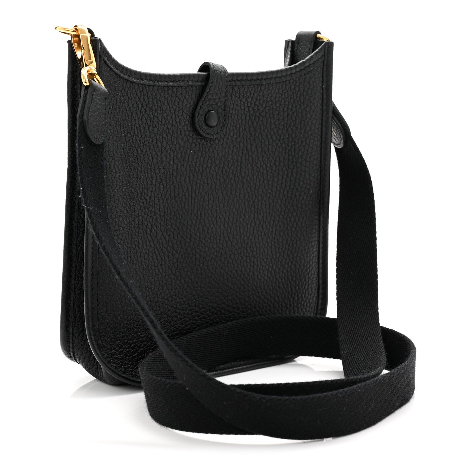 Hermes Taurillon Clemence Evelyne TPM Black 3 of 10