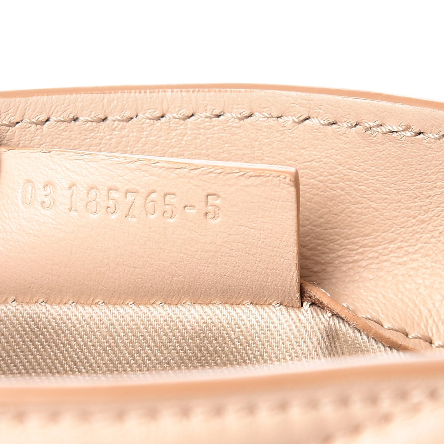 Calfskin Quilted Mini Faye Backpack Pearl Beige