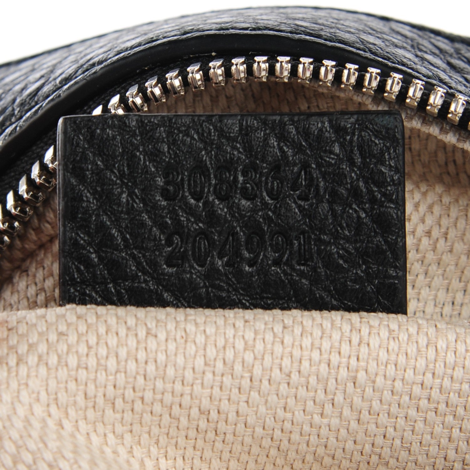 Gucci Pebbled Calfskin Studded Small Soho Disco Bag Black 7 of 7