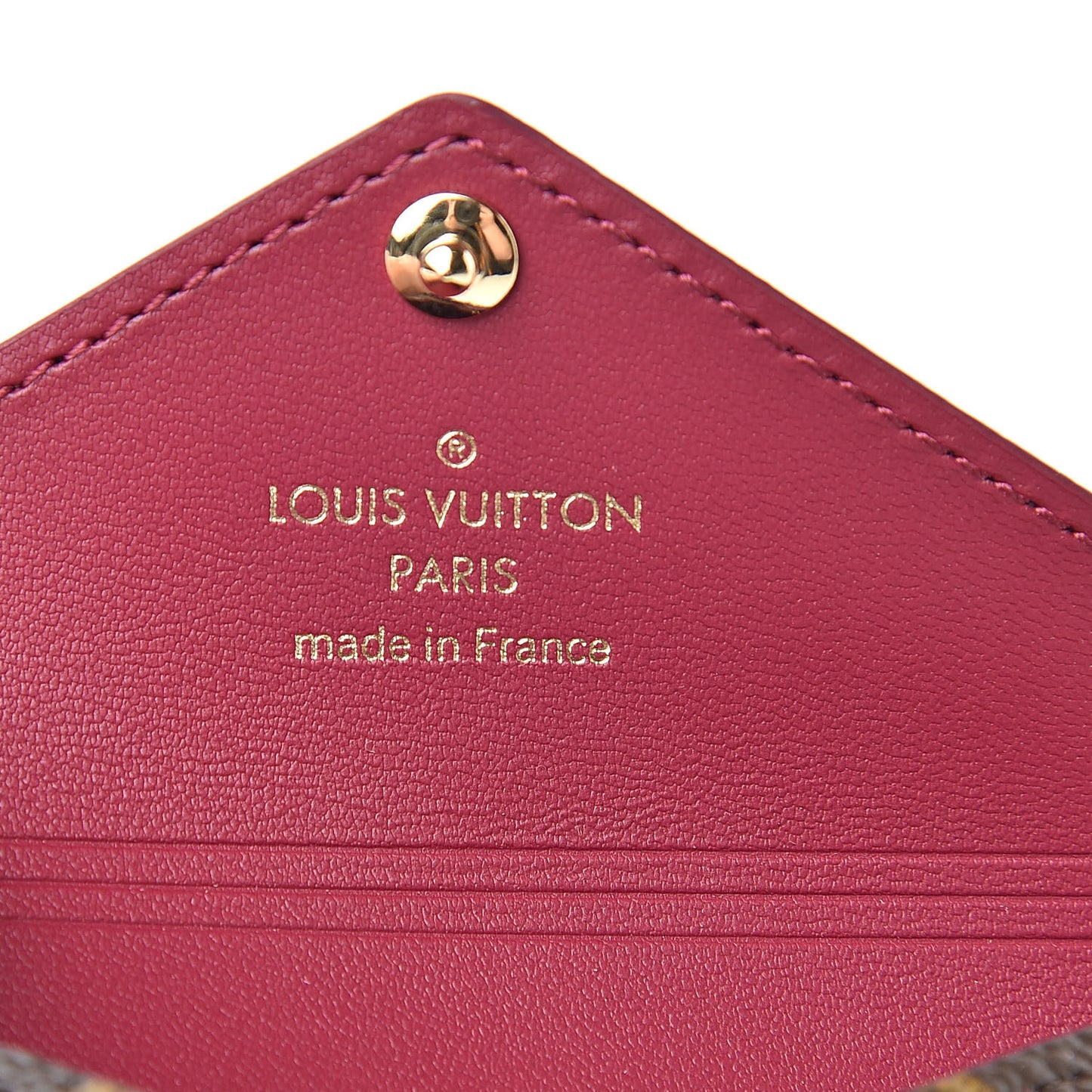 Monogram Small Kirigami Pochette Insert Fuchsia