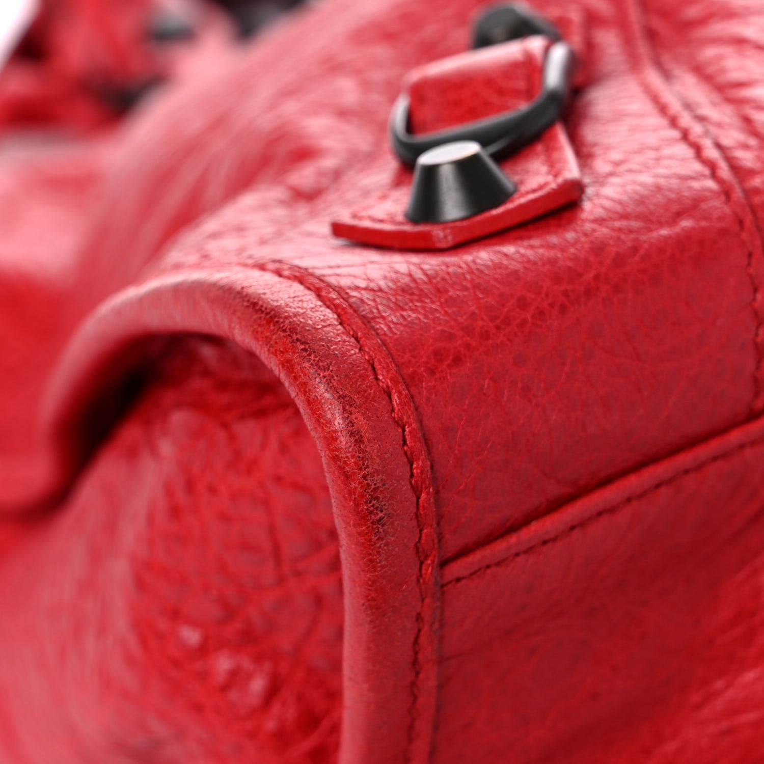 Balenciaga Agneau Classic Hardware City Rouge Coquelicot 8 of 24
