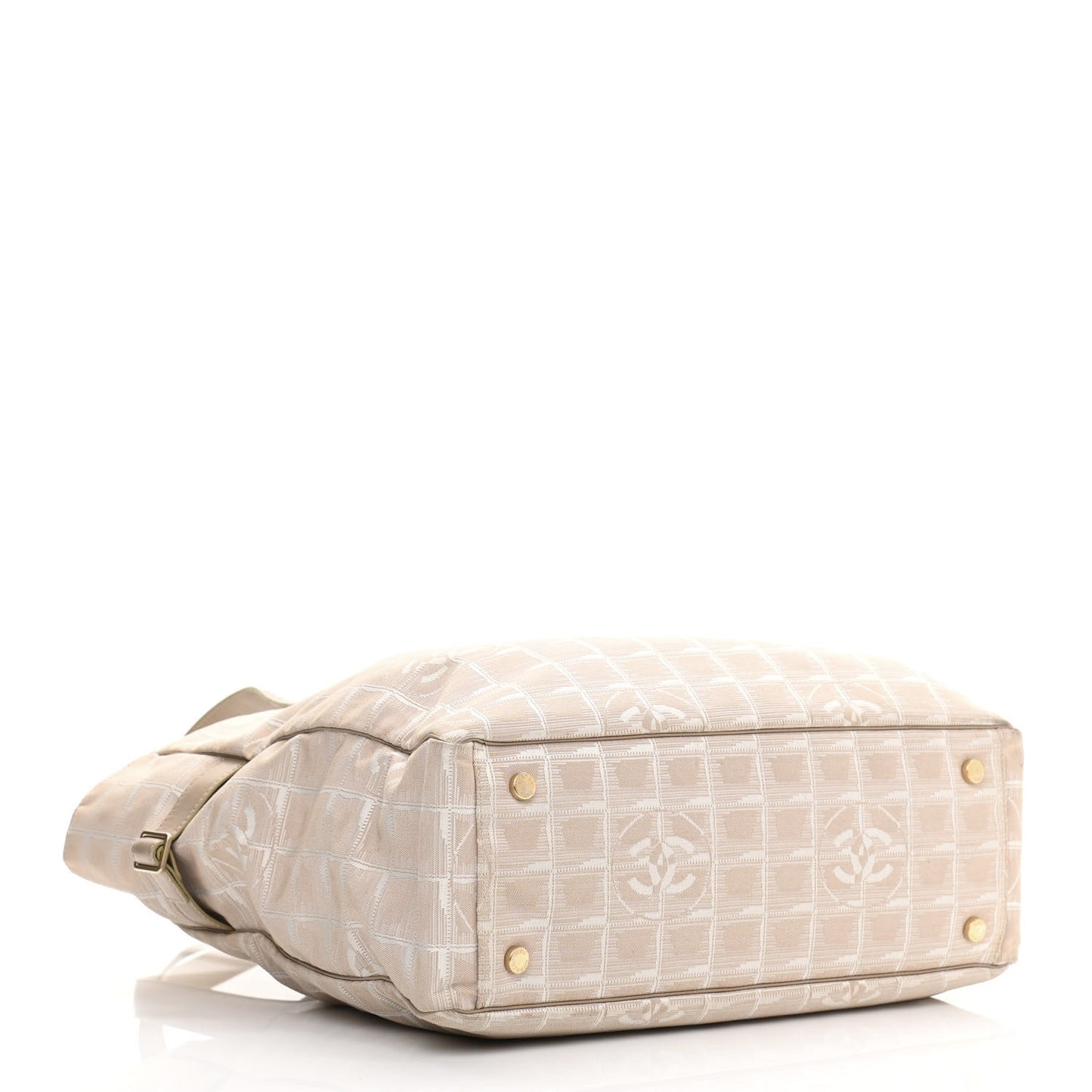 Nylon Travel Large Tote Beige