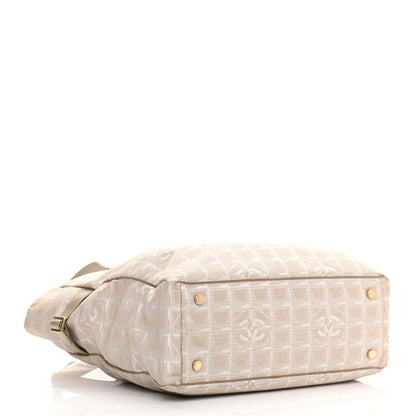 Chanel Nylon Travel Large Tote Beige 4 of 14