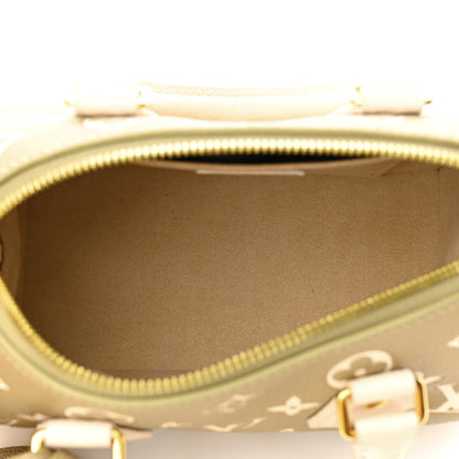 Louis Vuitton Empreinte Monogram Spring in the City Speedy Bandouliere 20 Kaki Beige Cream 5 of 12