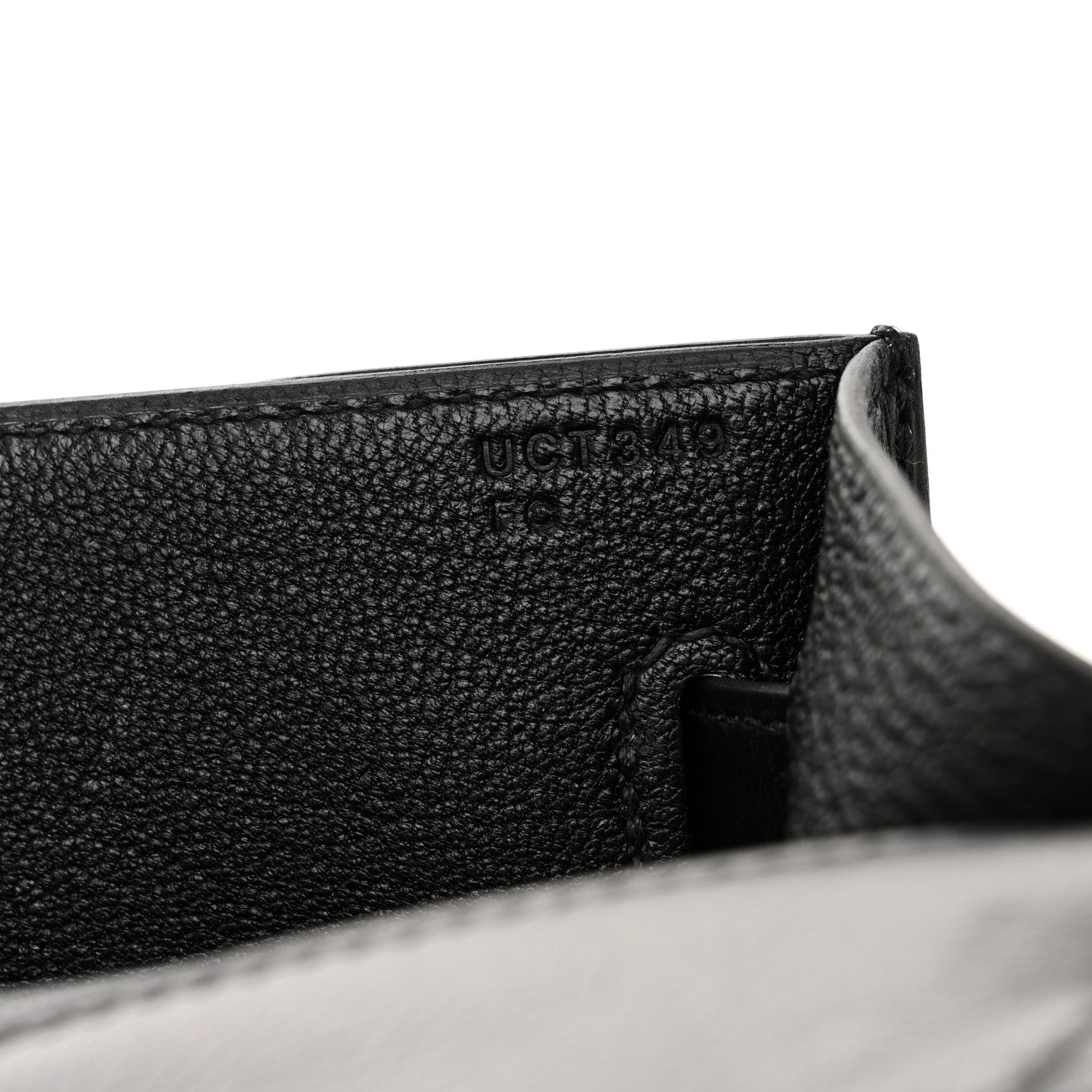 Hermes Evercolor Kelly Depeches 25 Pouch Black 7 of 11