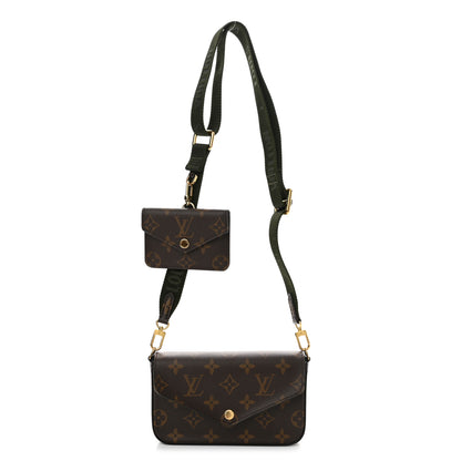 Louis Vuitton Monogram Felicie Strap & Go Kaki 1 of 11