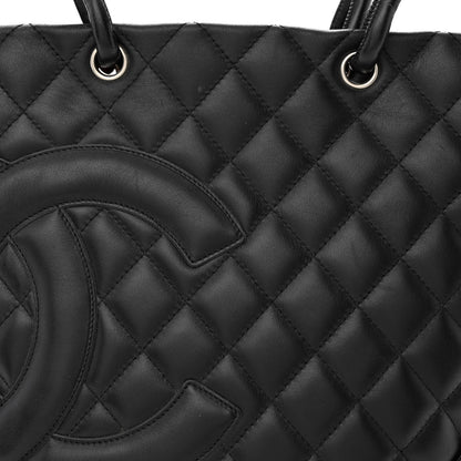 Chanel Calfskin Quilted Medium Cambon Tote Black 9 of 15