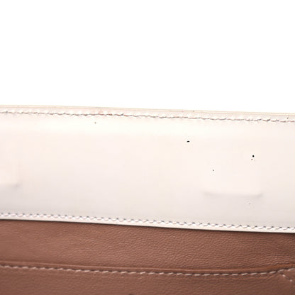 Alaia Calfskin Laser Cut Clutch White 11 of 15