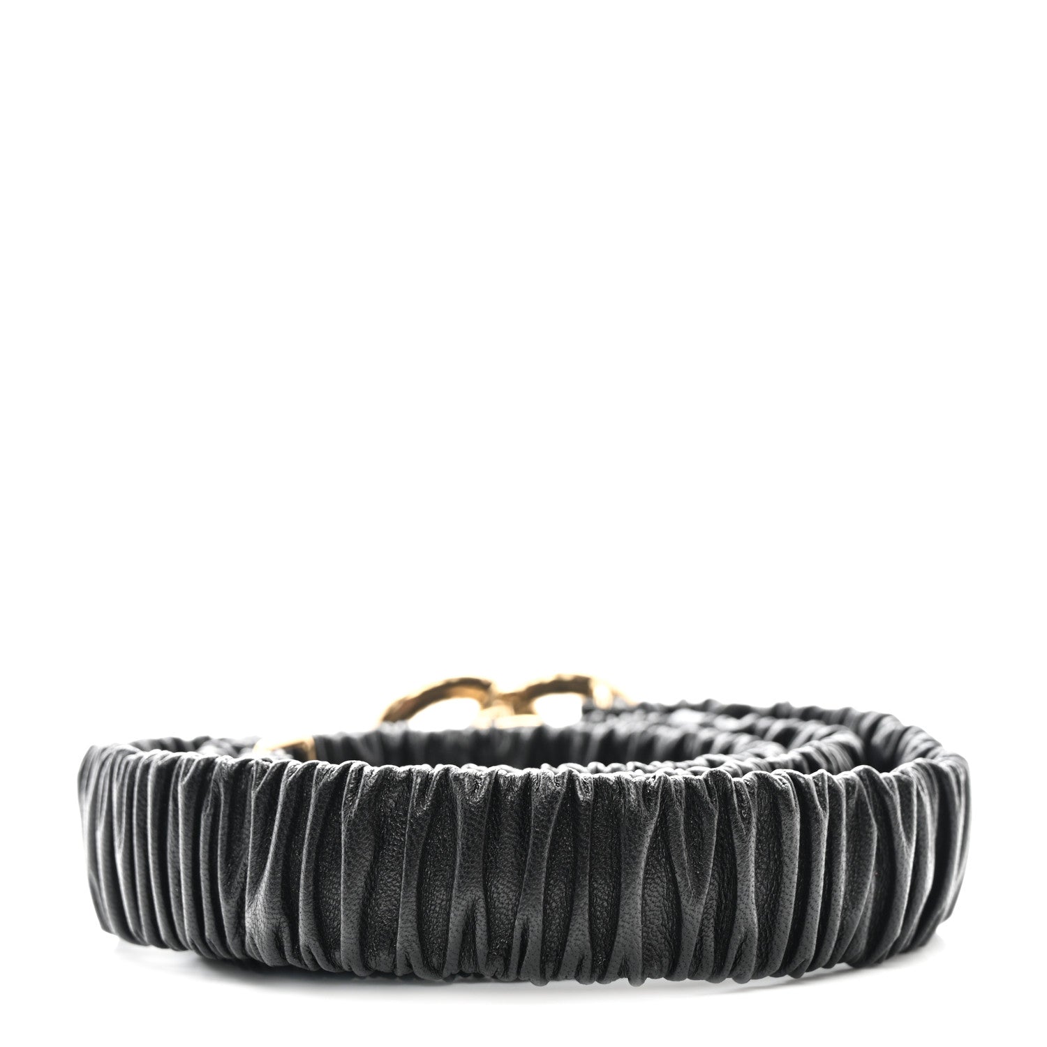 Chanel Lambskin Pearl CC Belt 90 36 Black 2 of 5