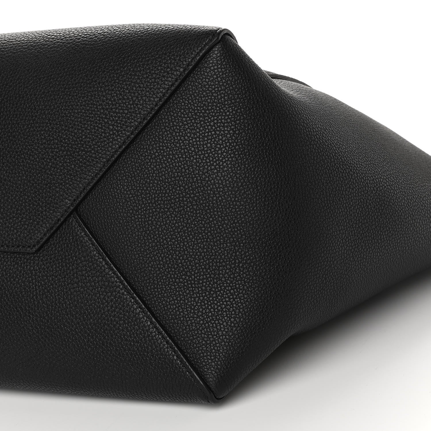 Celine Soft Grained Calfskin Medium Belt Cabas Phantom Black 10 of 11