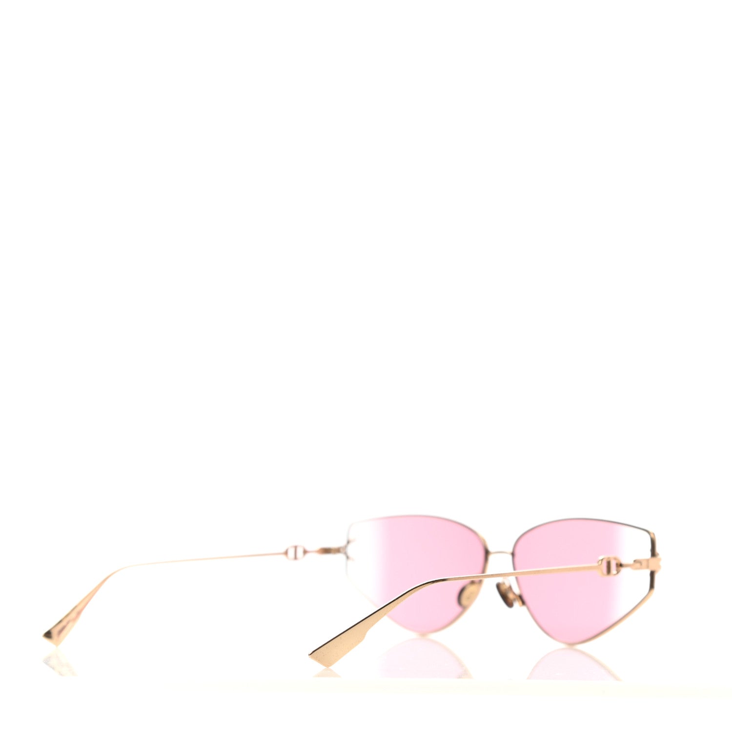 Christian Dior Metal Gipsy2 Sunglasses Pink Gold 3 of 9