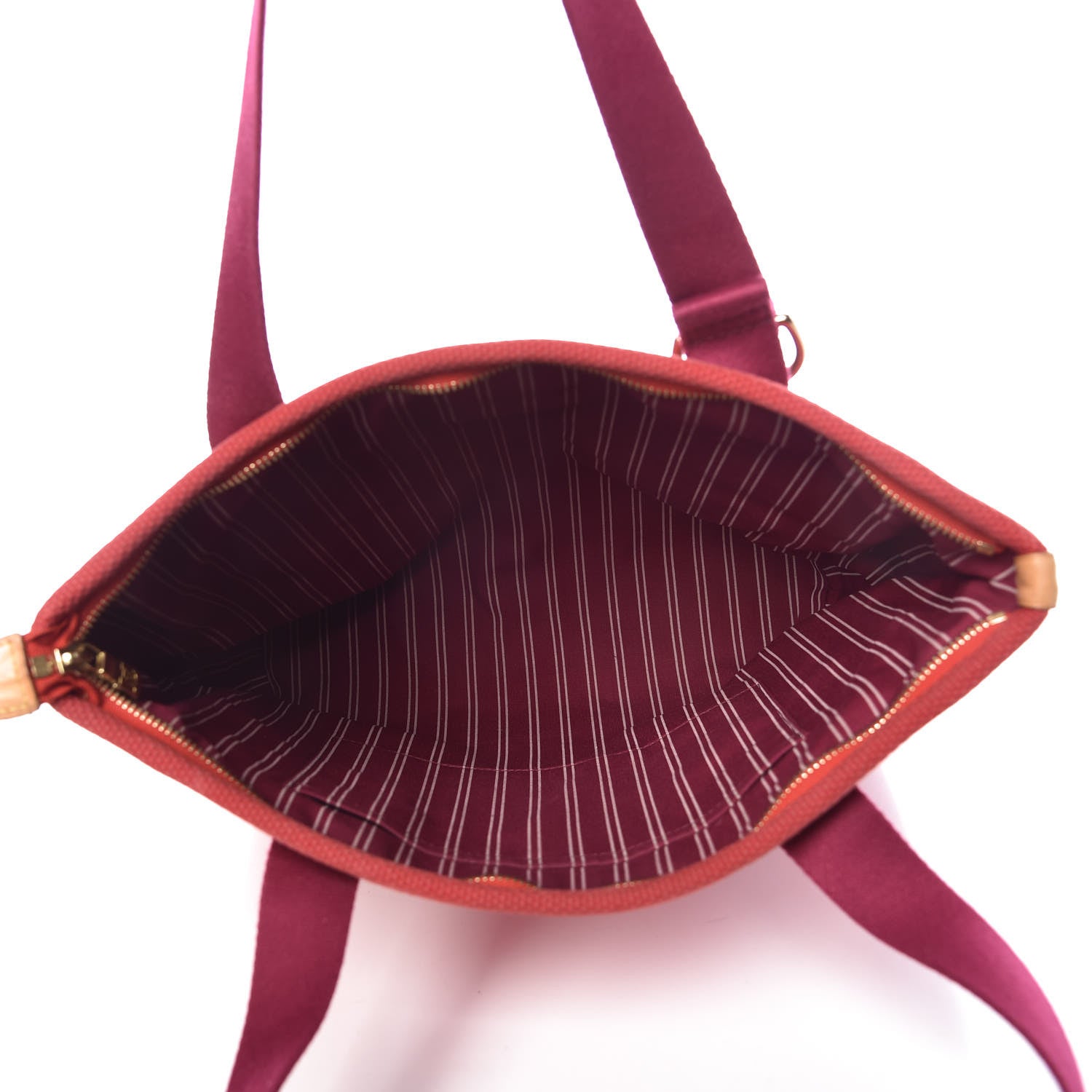 Louis Vuitton Toile Antigua Cabas MM Red 5 of 15