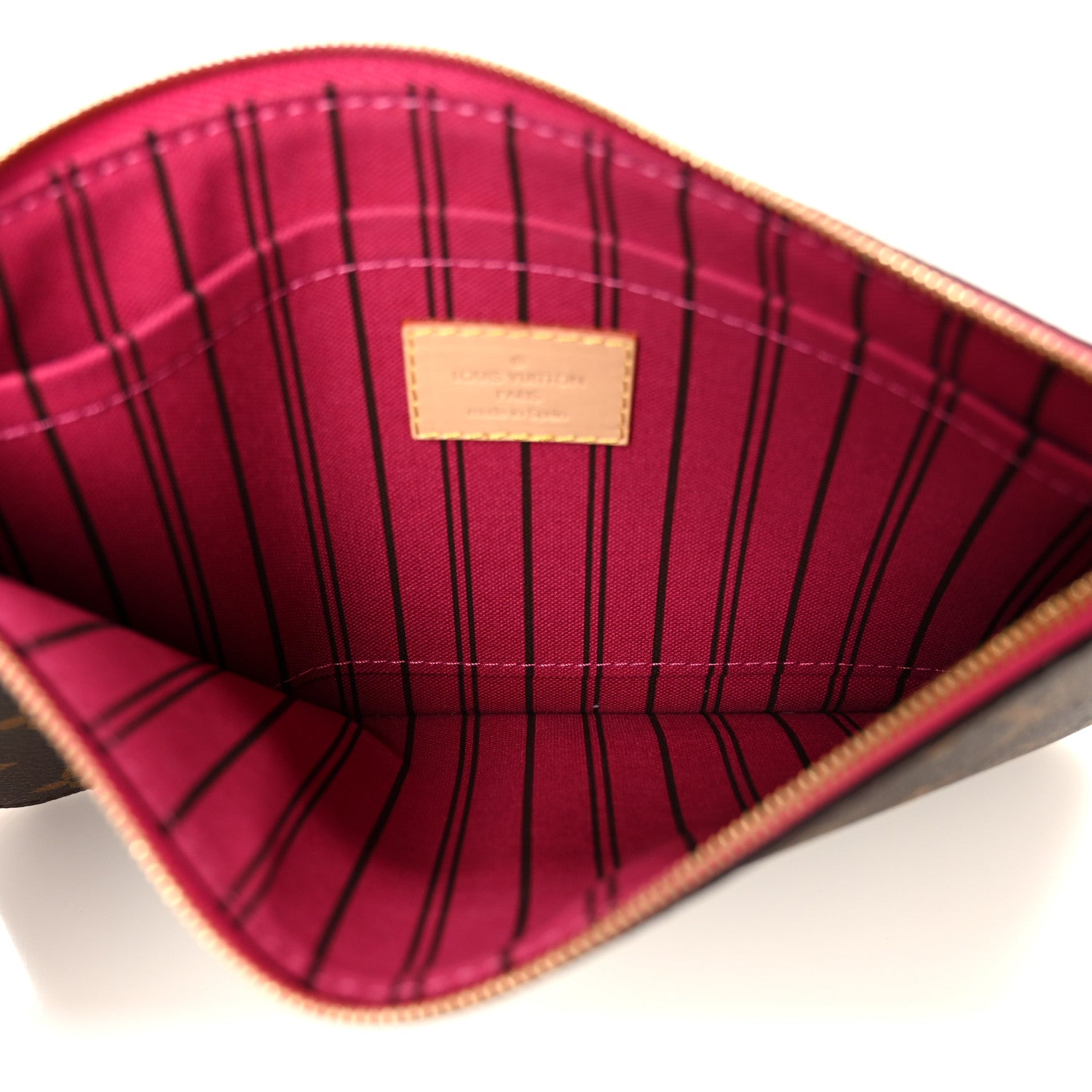 Louis Vuitton Monogram Neverfull MM GM Pochette Pivoine 5 of 7