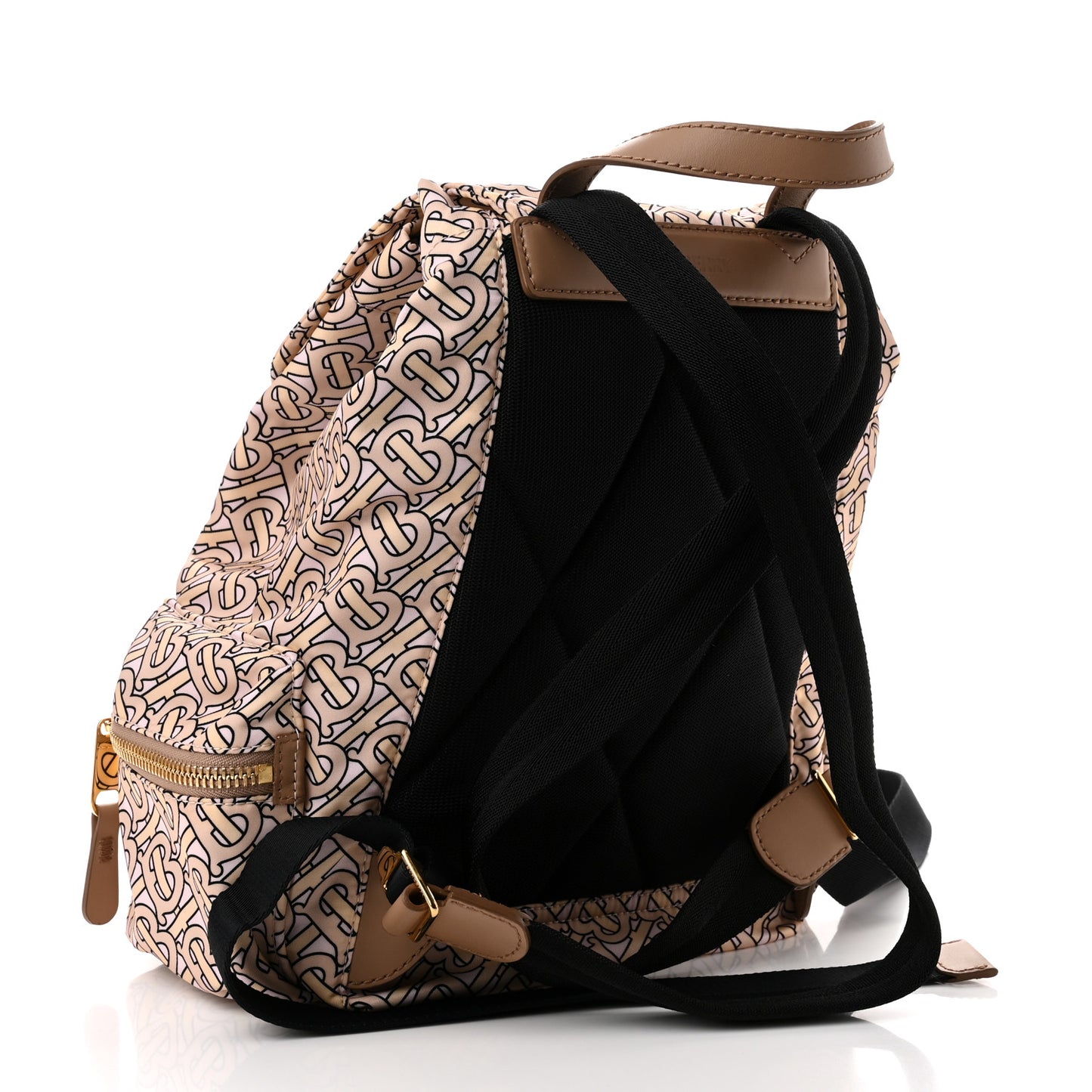 Nylon Monogram Medium Rucksack Backpack Blush