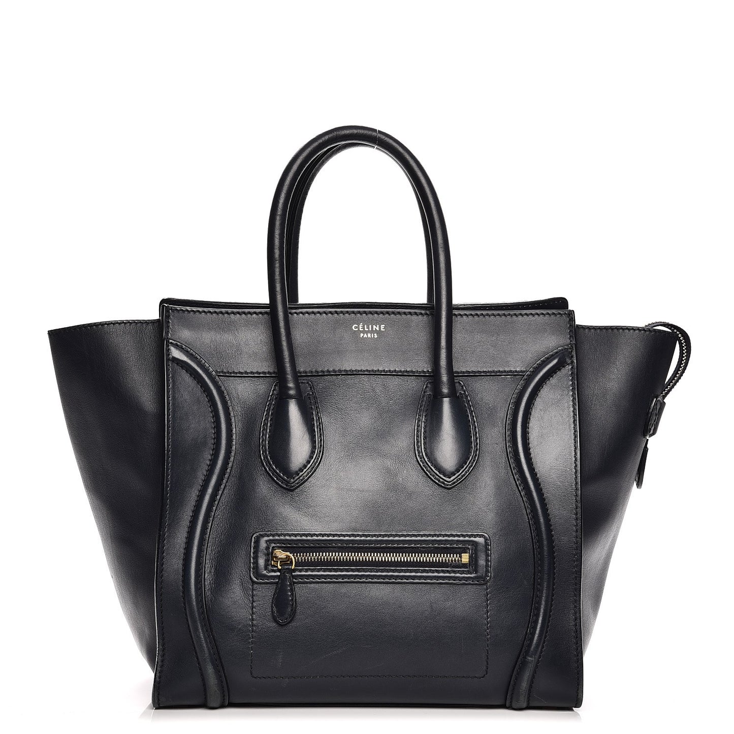 Smooth Calfskin Mini Luggage Navy