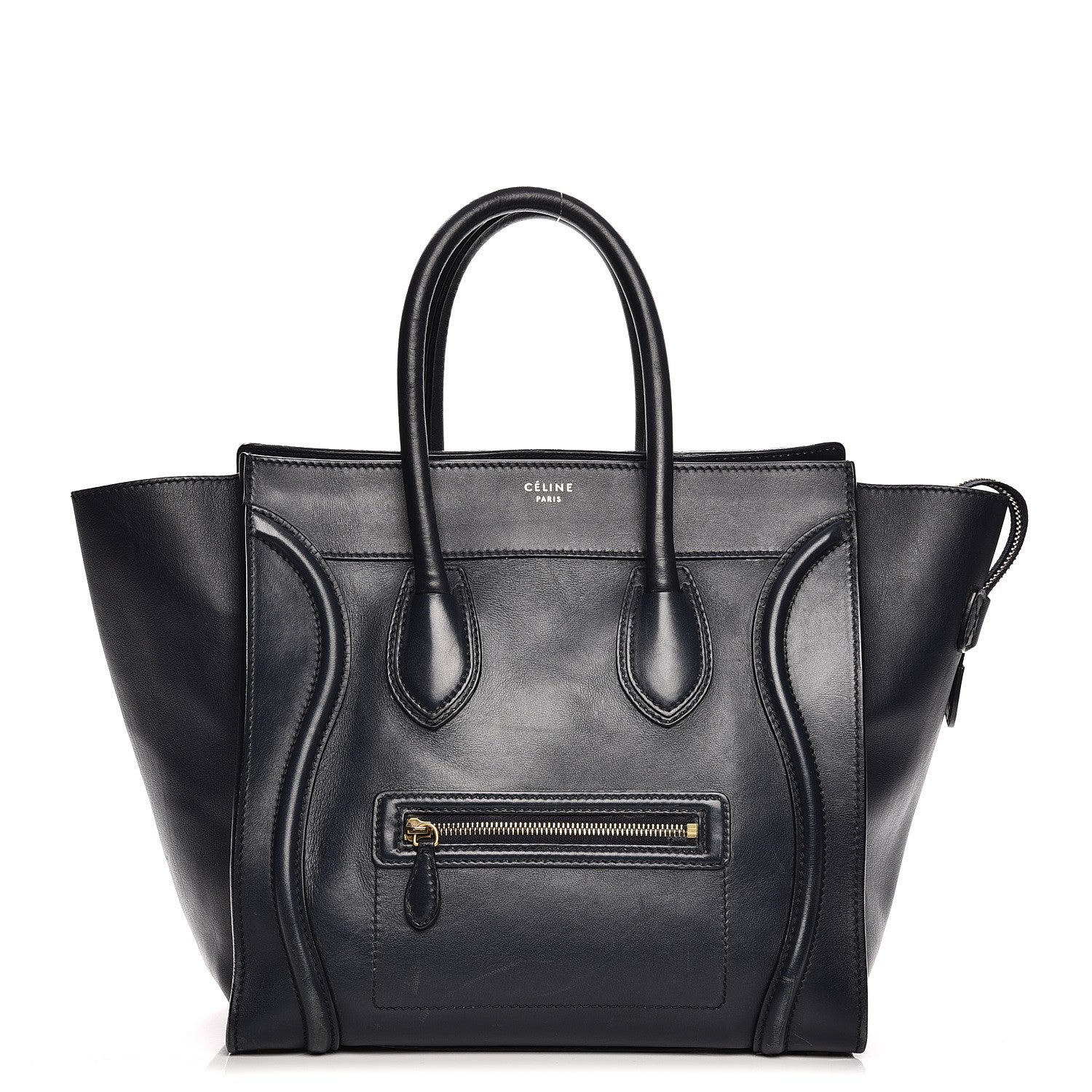Celine Smooth Calfskin Mini Luggage Navy 1 of 15