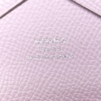Hermes Epsom Calvi Duo Card Case Mauve Pale 5 of 10
